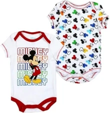 Mickey Mouse Newborn 2PC Bodysuit/Creeper.