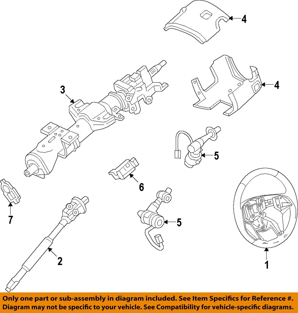 GM OEM Steering Column-Control Module 22834648 | eBay