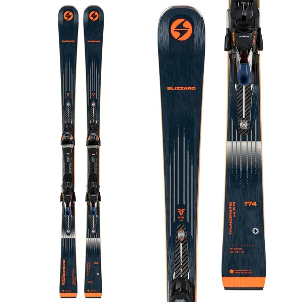 Blizzard Thunderbird R15 Skis + TPX 12 demo Bindings - 175 cm - FREE SHIPPING
