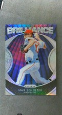 2019 Panini Prizm Brilliance Silver Prizm #8 Max Scherzer Nationals