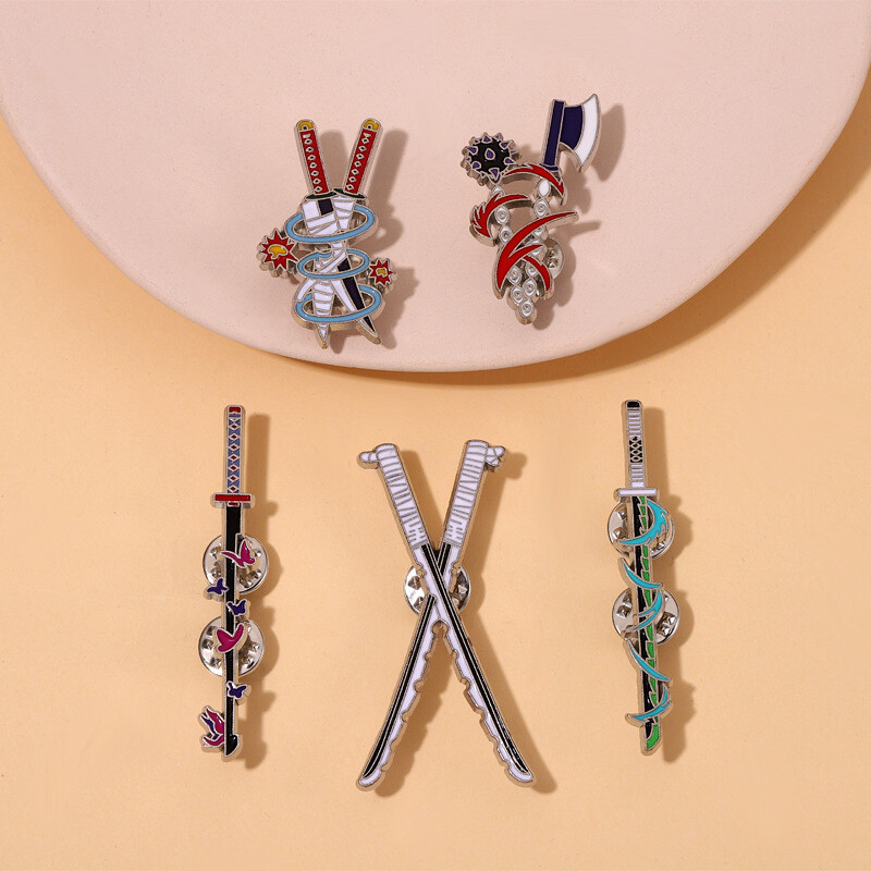 Enamel Pins Badge Buckle Clothing Backpack Accessory Lapel Pin Badge Cartoon wi