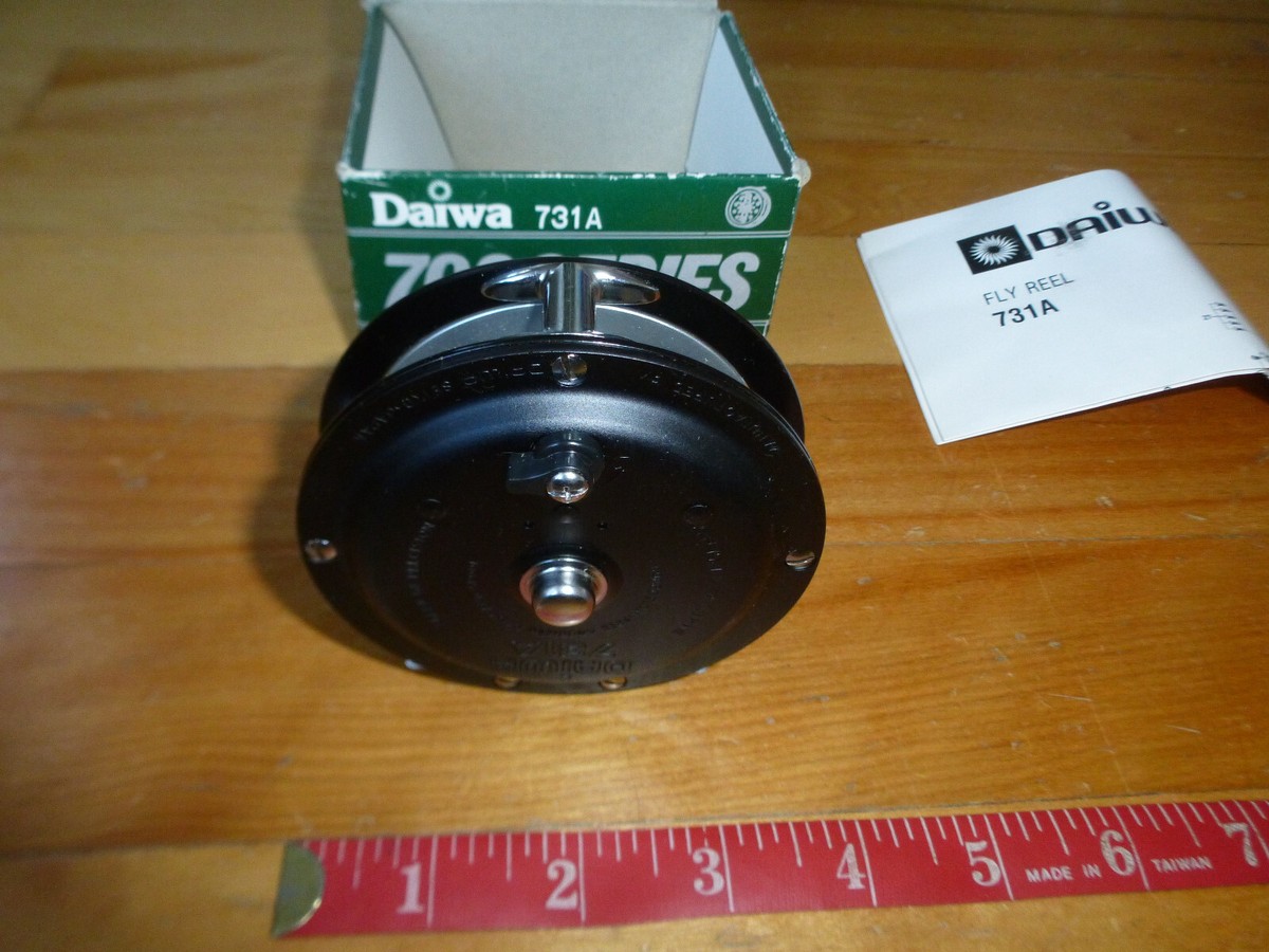 Vintage Fly Fishing reel Daiwa 731A, Japan, Stunning N-Mint