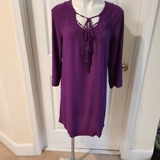 Diane Von Furstenburg purple dress suze 6 DVF