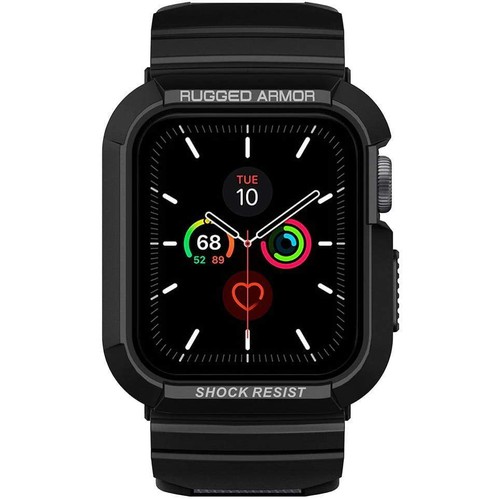 Schutzhülle für Watch 41/40mm Uhrarmbänd Case Cover Band Spigen Schwarz - Zdjęcie 2 z 11