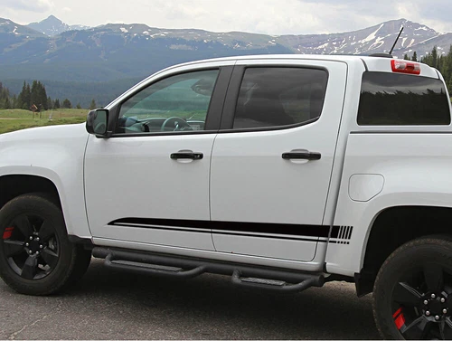 Custom Graphic Side Door Stripe Car Sticker For Chevrolet Colorado Vinyl Decals - Picture 5 of 8
