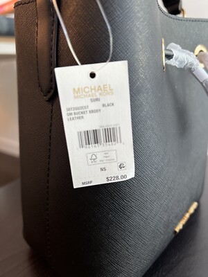 Michael Kors Suri Small Bucket Crossbody Classic Strap