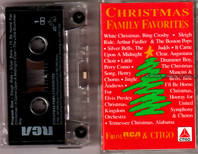 Christmas Family Favorites, Various Artist (1992 Cassette) V.G. Condition