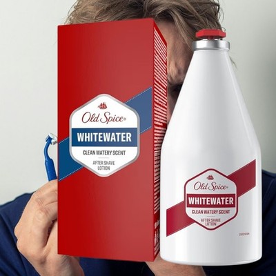 Old Spice Whitewater After Shave Lotion für Männer, 100 ml, Frischekick 