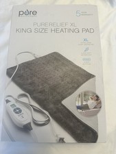 PURE ENRICHMENT PURE RELIEF XL PLUSH HEATING PAD 12" X 24" NEW. 35