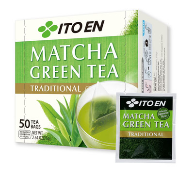 Ito En Matcha Green Tea 50 Count   Traditional, Zero Calorie, Caffeinated