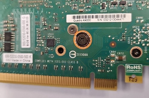 Nvidia Quadro K4000 3GB GDDR5 Graphics Video Card GPU - Picture 7 of 8