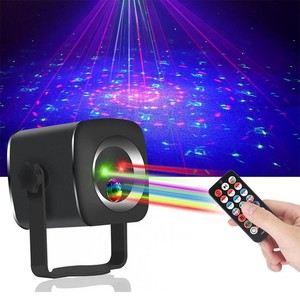 RGB Efekt świetlny LED Projektor laserowy Światło dyskotekowe Światło imprezowe DJ Światła Disco USB