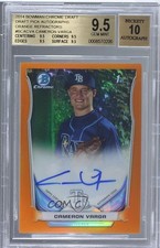 2014 Bowman Draft Orange Refractor 20/25 Cameron Varga BGS 9.5 GEM MINT Auto fm0