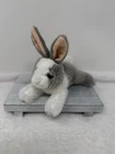 Aurora Mini Flopsie Gray & White BUNNY 6" Plush Stuffed Animal Toy