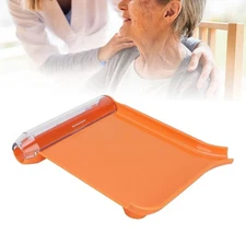 Pill Counting Tray Orange NonContact Clean Pills Dispenser Tray with Spatula
