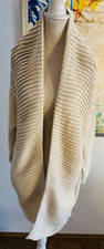 GOBI Cashmere 100% Organic Kaschmir Strickmantel Gr. L – Off-White /Creme