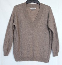 Kaschmir Pullover MANGO hellbraun beige meliert Gr. M aus 100% Kaschmir weich