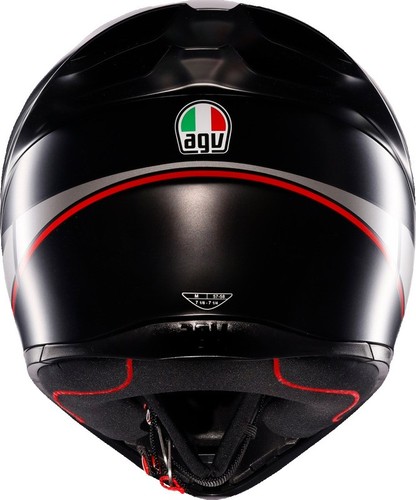 AGV K1 S Lap Matte Black Gray Red Helmet size 2X-Large - Picture 5 of 8