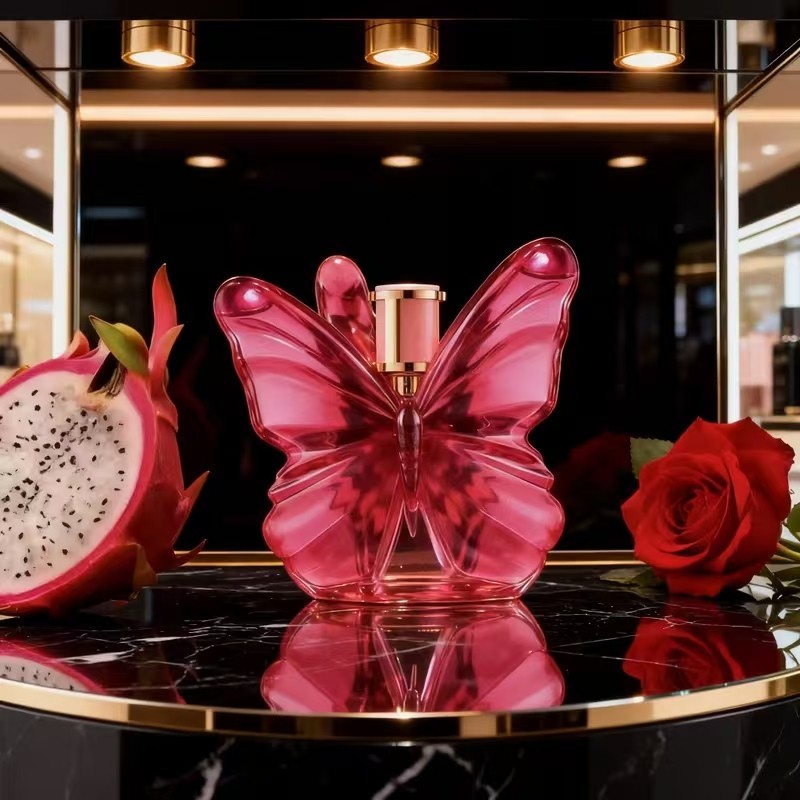 La Bomba butterfly perfume, rose red romantic fragrance, lasting fragrance