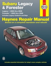 Subaru Legacy & Forester covering Legacy  by Haynes Publishing PAPERBACK