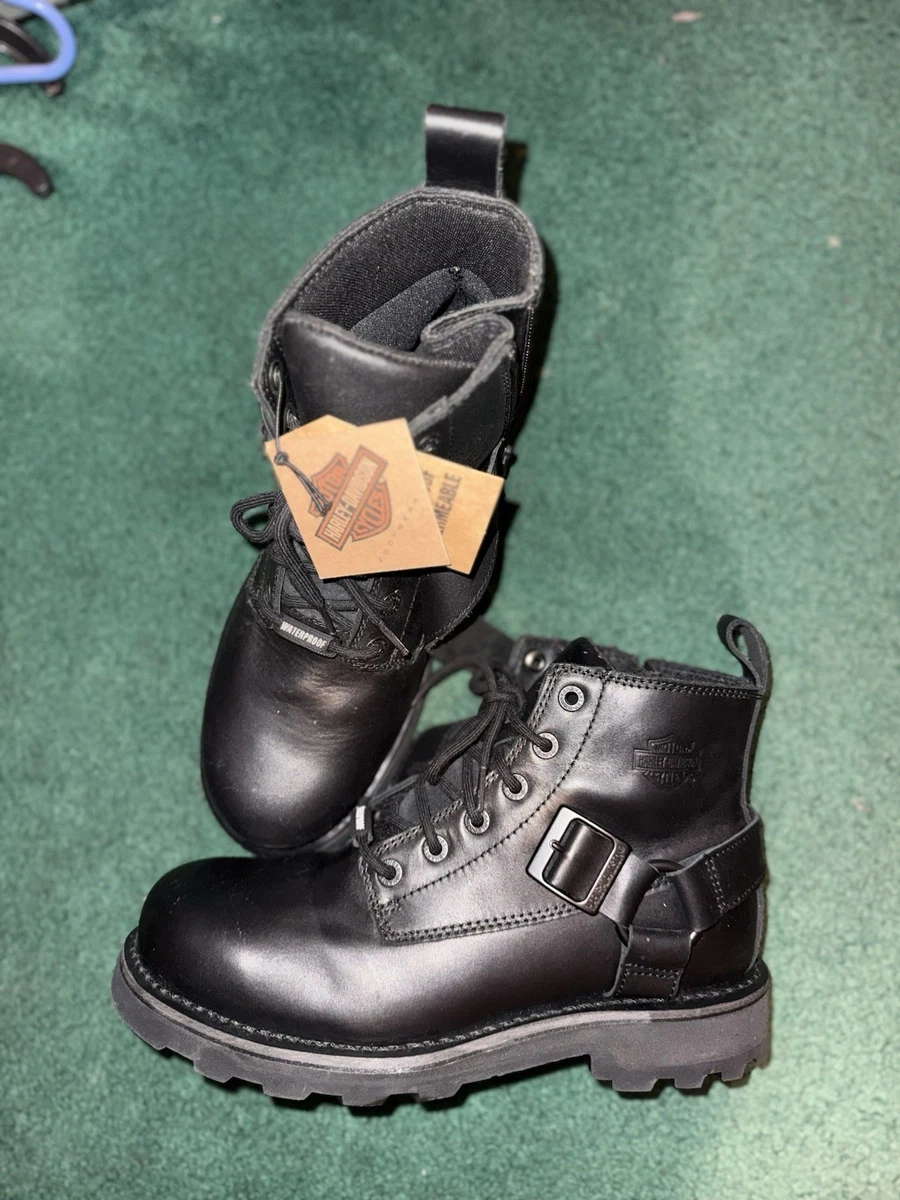 バイカーHARLEYDAVIDSONライディングブーツサイズ9 Boots Motorcycle Black 5.5-Inch Devi Women's Harley-Davidson® 1/2 バイクウェア・装備