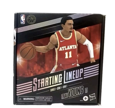 #ad Trae Young Hawks Hasbro Starting Lineup NBA Series 1 Figure MISB USA $18.99