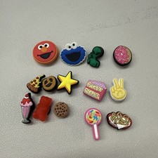 Lot of 14 Miscellaneous Jibbitz Shoe Charms for Crocs