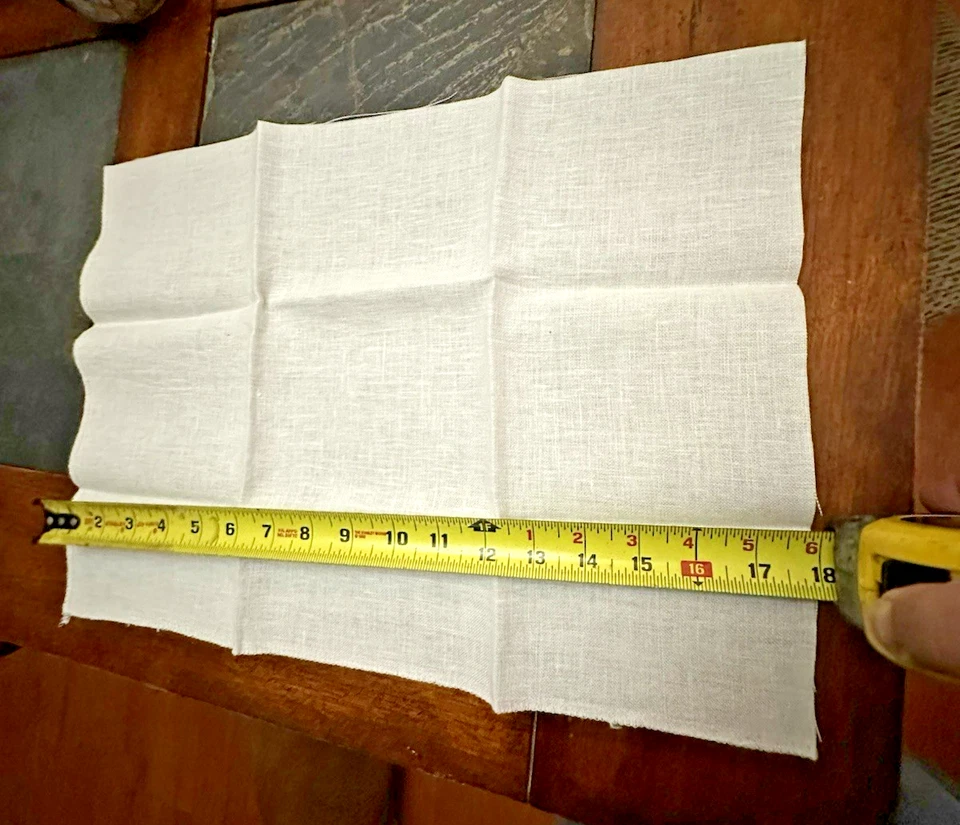 32 count ATTIC LACE hand dyed linen from Lakeside Linens 13 X 18" - Image 4 of 4