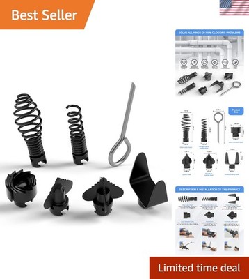 Universal 16mm Drain Dredging Cutter Head Set - Rust-Proof & Multi-Functional