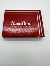 Vintage Hamilton Plastic Coated Playing Cards Two Decks Retro US Playing Card Co