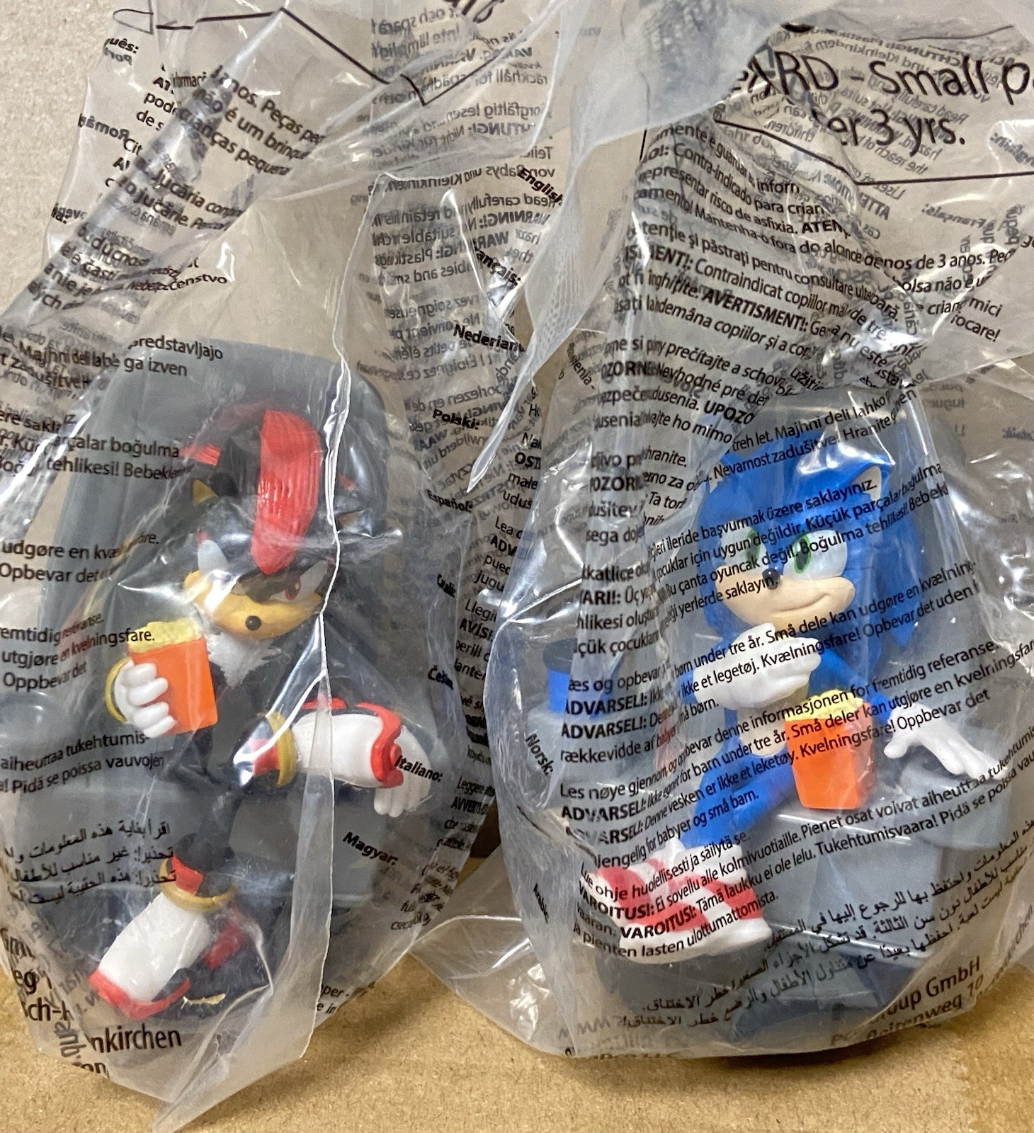 YOU PICK Movie Theater Cup Topper Figure - Sonic & Shadow / Wicked / Dog Man