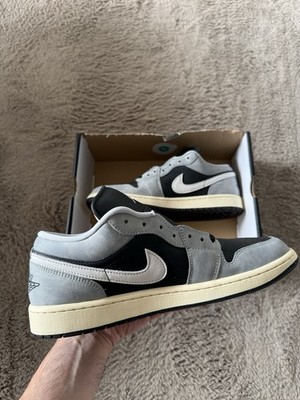 Nike Air Jordan 1 Low SE Light Smoke Grey/ Black-Sail (HQ2010-012)