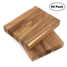 Monkeypod Wood Pen Blank, 3/4" x 3/4" x 5", Pack of 40, Legacy Woodturning