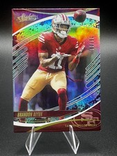 Brandon Aiyuk 2025 Panini Absolute #88 Spectrum Splash 16/16 San Francisco 49ers