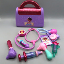 Disney Doc McStuffins Glitter Fashion Medical Kit Doctor Vet Bag Case