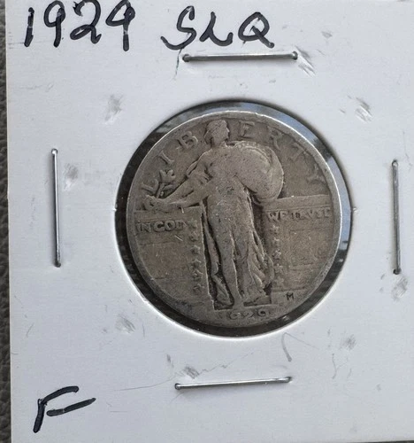 1929 P STANDING LIBERTY SILVER QUARTER Fine