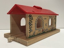 BRIO Wooden Railway 33471 Country Tunnel Track Piece Engine Shed