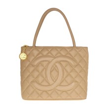 Chanel Reissue Tote A01804 Caviar Leather Beige Tote Bag Women's KNB439 #KNB439