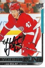 Libor Sulak 2018-19 Signed Young Guns Serie One #1