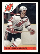 1985-86 Topps Mel Bridgman #42 - New Jersey Devils - NM+