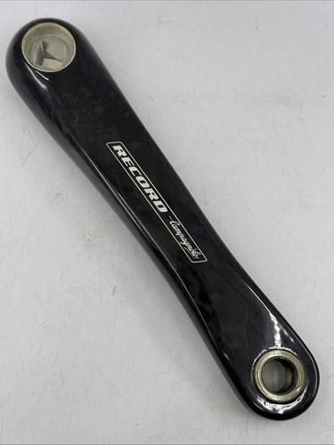 NOS Campagnolo RECORD Carbon Fiber Left Square Taper Kurbelarm 172,5mm 10-fach - Bild 2 von 8