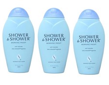 Shower to Morning Fresh Body Powder, 8 Oz, 3 Pack, Refreshing Skin Care