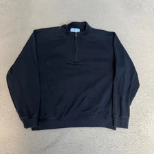 Fairway & Greene Pullover 1/4 Zip Mens Size XL Blue Pureformance