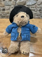 Paddington Bear Collectible P And Co Plush Toy Black Hat Blue Coat