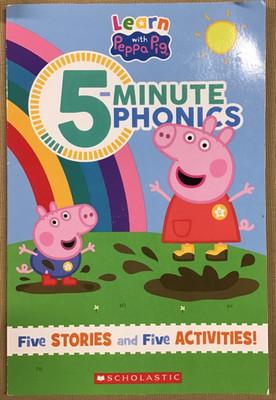 5-Minute Phonics (Peppa Pig) - by Scholastic (Paperback) NEW  