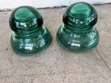 2 UFO Type Insulators  - Great Collectible items