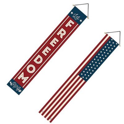 Banner Zum Unabhängigkeitstag Dekoration Patriotisches Außendekor