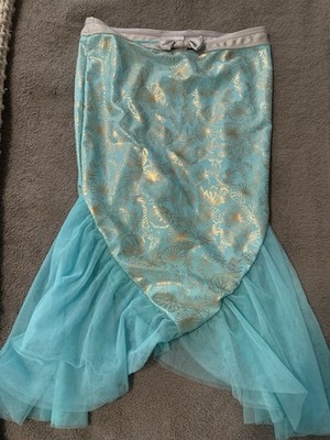 Disney Store The Little Mermaid Ariel Sz 7/8 Skirt Tail Fin Fish Girls Youth Sea
