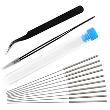 Aokin 13 Pcs 3D Printer Nozzle Cleaning Kit - 10 Pcs 0.4Mm Needles Cle