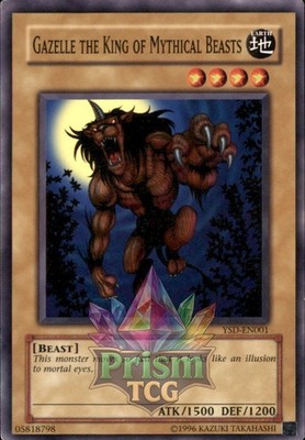 Gazelle the King of Mythical Beasts YSD-EN001 Yugioh